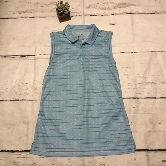 Nike Tops - Nike Dri Fit Baby Blue sleeveless athletic top S
